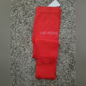 Mopas size small (4-8) Red Las Vegas leggings  NWT